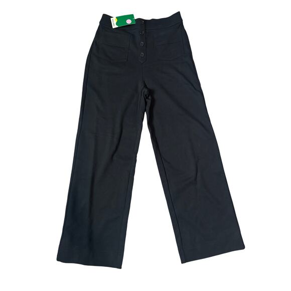 HALARA NWT Black Wide Leg Pants M High Waist
Button Fly Patch Pockets Athleisure - Picture 1 of 5